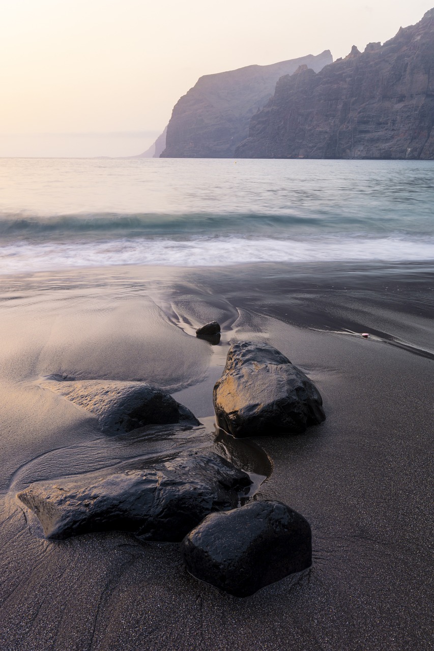 sea, beach, early morning